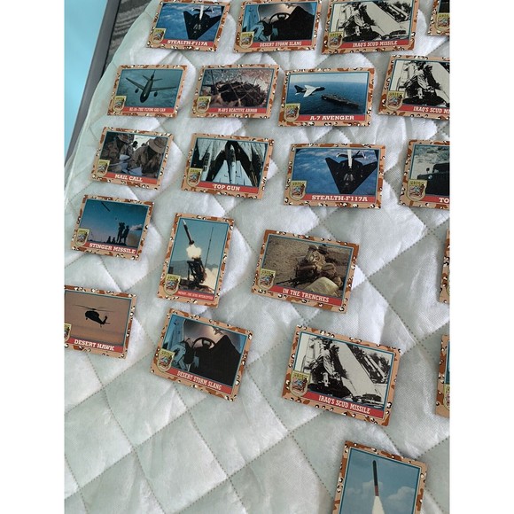 1991 Lot of 57 TOPPS Desert Storm 2nd Series Trading Cards Vintage 🇺🇸🇺🇸 - Picture 6 of 12